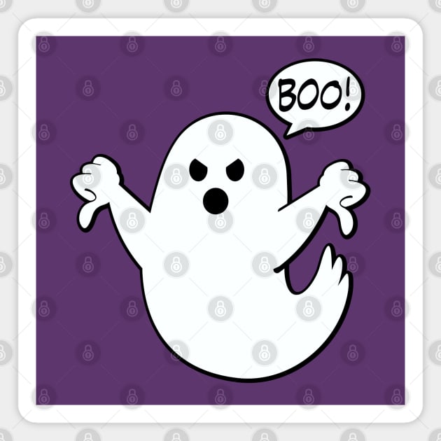 Ghost Critic: BOO! Magnet by DavesTees